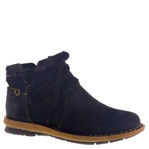 Born suede black Tarklin boots, 7 1/2